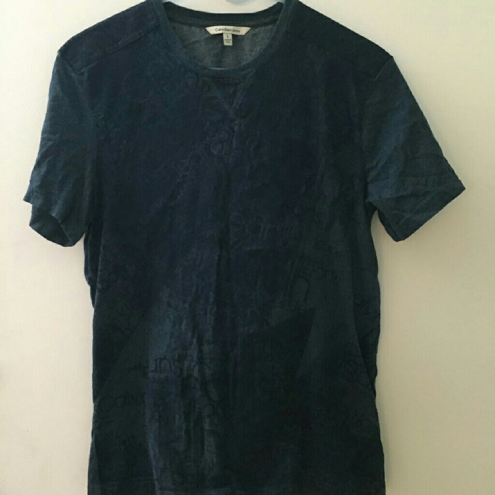 Calvin Klein Denim Trim Summer T-Shirt